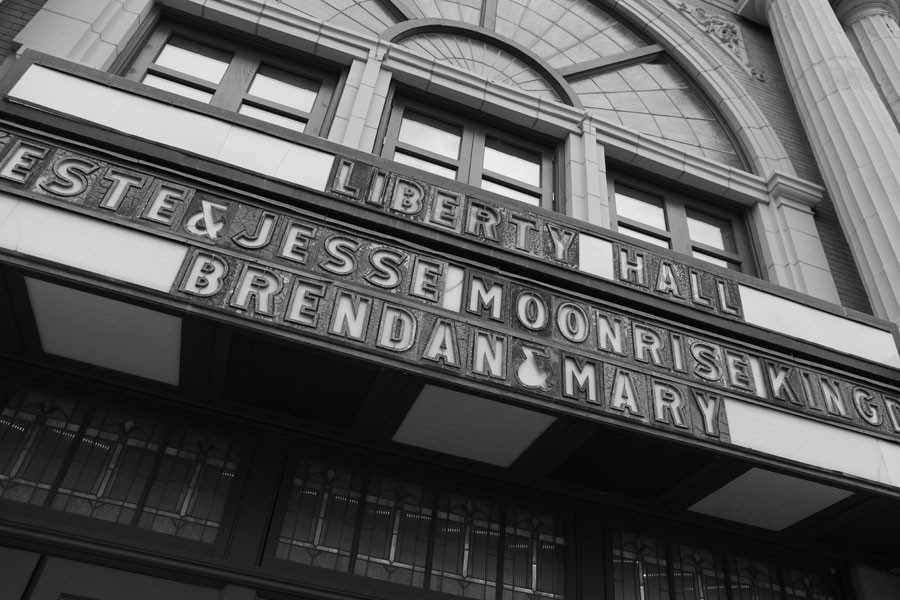 Custom marquee for a wedding at Liberty Hall